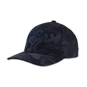 Callaway Golf Camo FLEXFIT Dark Navy Snapback Golf Hat/Cap